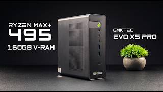 Обложка видео: Ryzen AI Max+ 495 Hands On! 160GB of VRAM in a Mini PC, GMKtec EVO X5